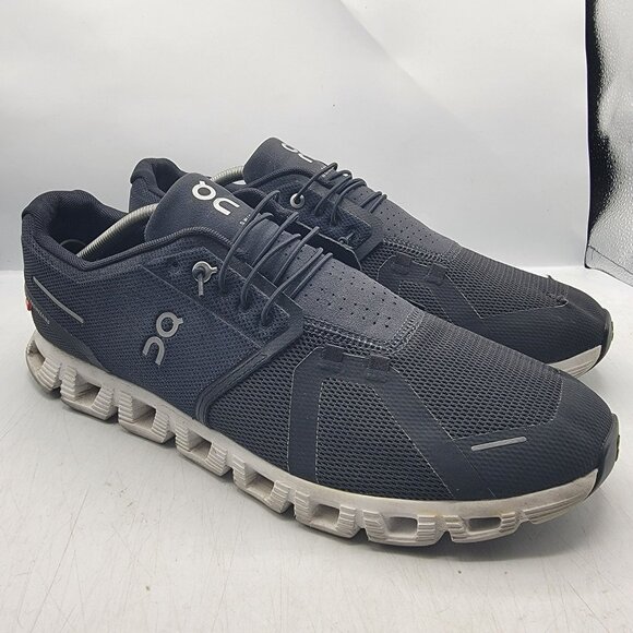 On Cloud 5 Mens 12.5 Black White Athletic Sneaker Shoes Outdoor Casual Running main image 8